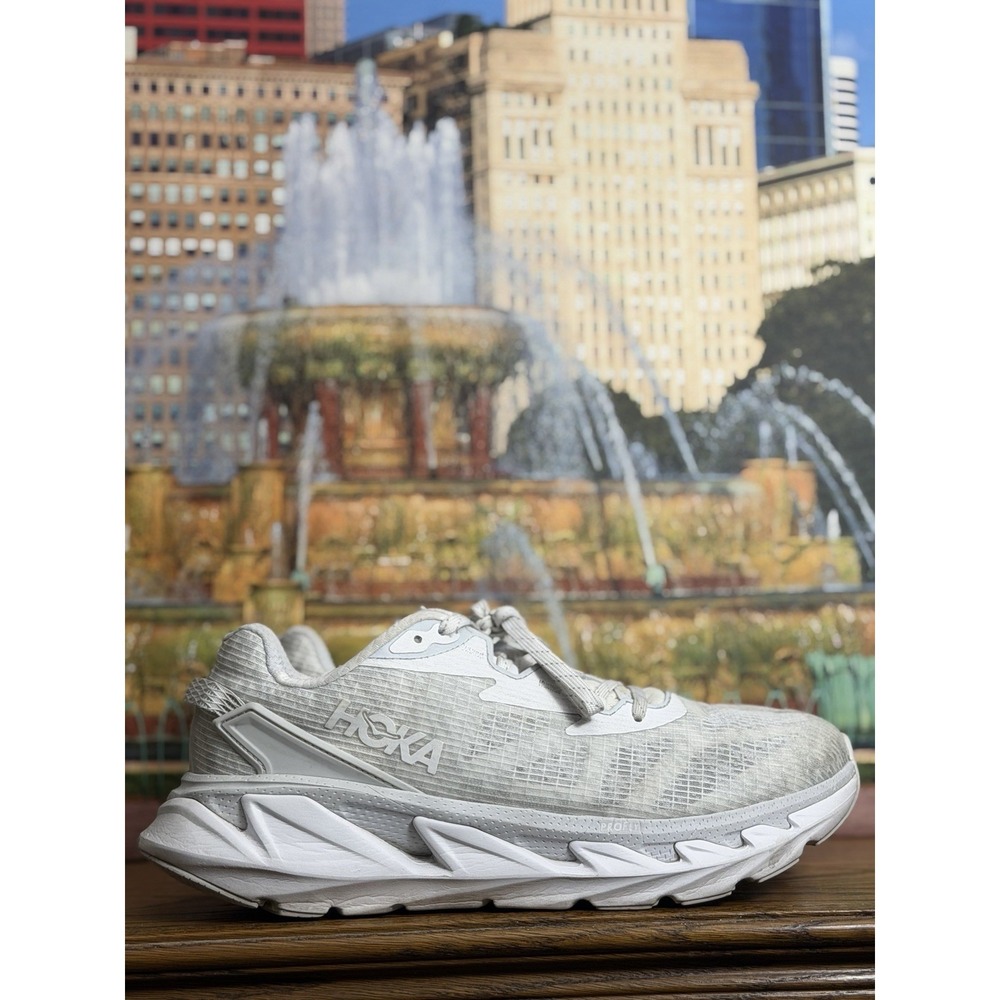 Hoka One One Elevon X White Running White / White Shoes 1165230-WMC SIze 10.5